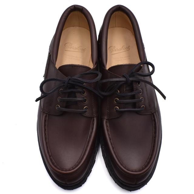 パラブーツ PARABOOT シューズ 靴 デッキシューズ ビジネス 2008-16 CHIMEY シメイ レザー 革靴 メンズ 海外正規品 LIS EBONY ブラウン系