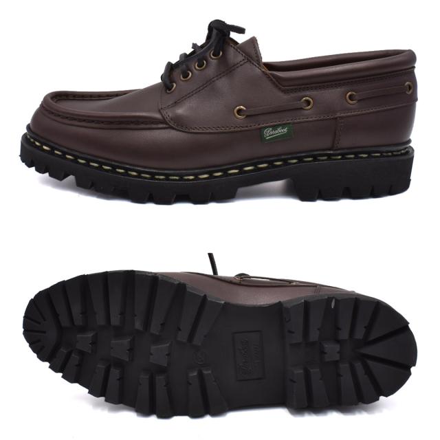 パラブーツ PARABOOT シューズ 靴 デッキシューズ ビジネス 2008-16 CHIMEY シメイ レザー 革靴 メンズ 海外正規品 LIS EBONY ブラウン系