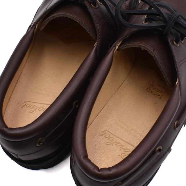 パラブーツ PARABOOT シューズ 靴 デッキシューズ ビジネス 2008-16 CHIMEY シメイ レザー 革靴 メンズ 海外正規品 LIS EBONY ブラウン系