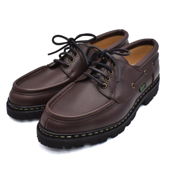 パラブーツ PARABOOT シューズ 靴 デッキシューズ ビジネス 2008-16 CHIMEY シメイ レザー 革靴 メンズ 海外正規品 LIS EBONY ブラウン系