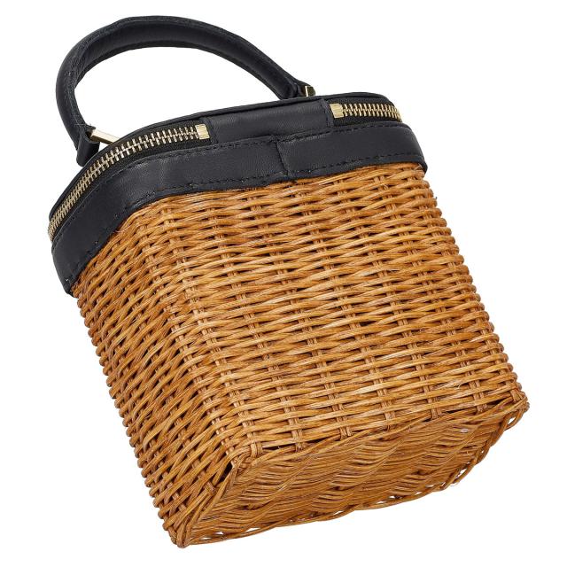 バグマティ BAGMATI ミニ バッグ 2WAY ハンドバッグ ショルダーバッグ 肩掛けバッグ かごバッグ BBK23-SS02 BK/CA レディース 斜め掛けシ_1