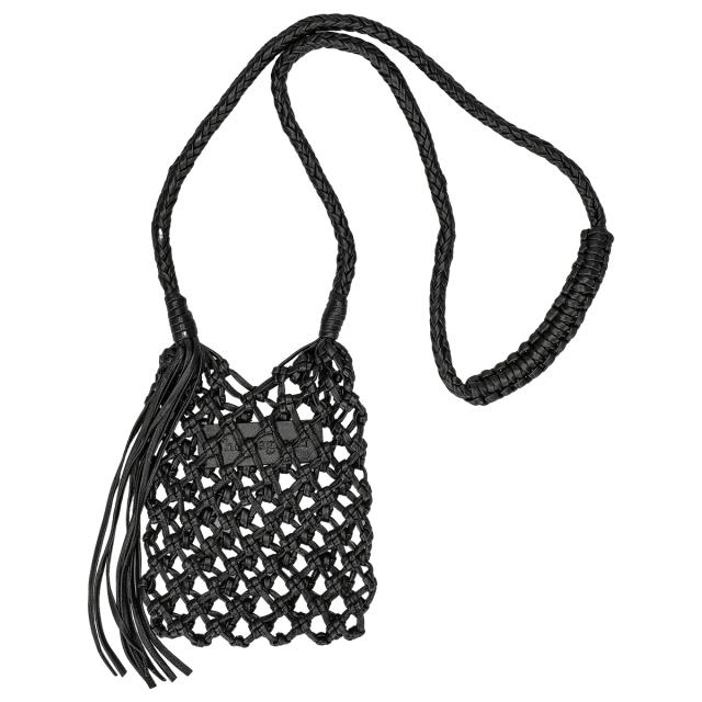 バグマティ BAGMATI ミニ バッグ ショルダーバッグ 肩掛けバッグ 編みバッグ BH-V1 BLK レディース ブラック 斜め掛けショルダーバッグ