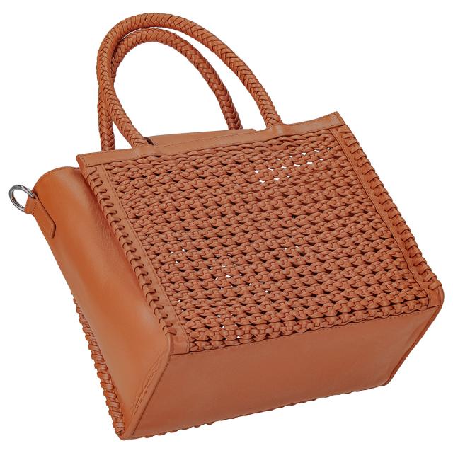 バグマティ BAGMATI バッグ 2WAY ハンドバッグ 手提げ トートバッグ ショルダーバッグ 肩掛けバッグ BH-NW-05 TAN レディース ブラウン系_1