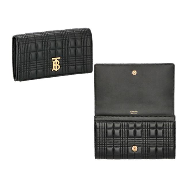 バーバリー BURBERRY 財布 長財布 フラップ式長財布 かぶせ 小銭入れ付き 8049288-A1189 メンズ ブラック 二つ折り長財布 ブランド 財布 バーバリー BURBERRY 財布 長財布 フラップ式長財布 かぶせ 小銭入れ