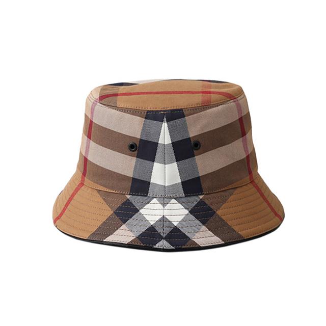 バーバリー BURBERRY 帽子 ハット バケットハット HEADWEAR BIRCH BROWN IP CHK 8052981 ARCHIVE BEIGE レディース メンズ ハット 日除け_1