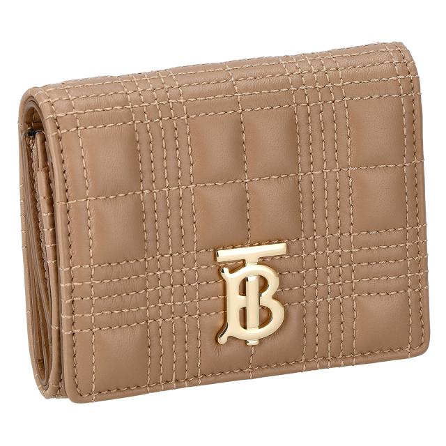 バーバリー BURBERRY 財布 三つ折り財布 折りたたみ財布 小銭入れ付き 8054375-A1420 レディース キャメルベージュ ミニ財布 使いやすい
