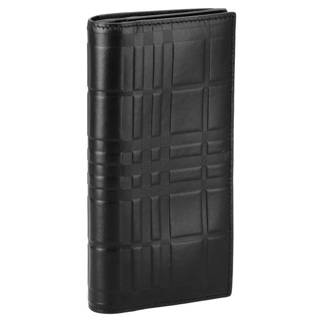 バーバリー BURBERRY 財布 長財布 小銭入れ付き 8054850-A1189 メンズ ブラック 二つ折り長財布 ブランド 財布 おしゃれ 新品 ブランド