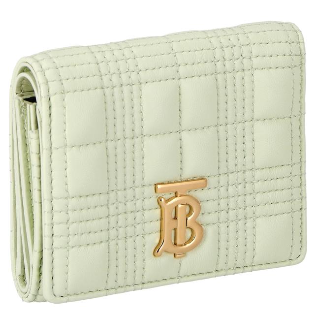 バーバリー BURBERRY 財布 三つ折り財布 折りたたみ財布 小銭入れ付き 8055217-A4525 レディース ライトグリーン系 ミニ財布 使いやすい