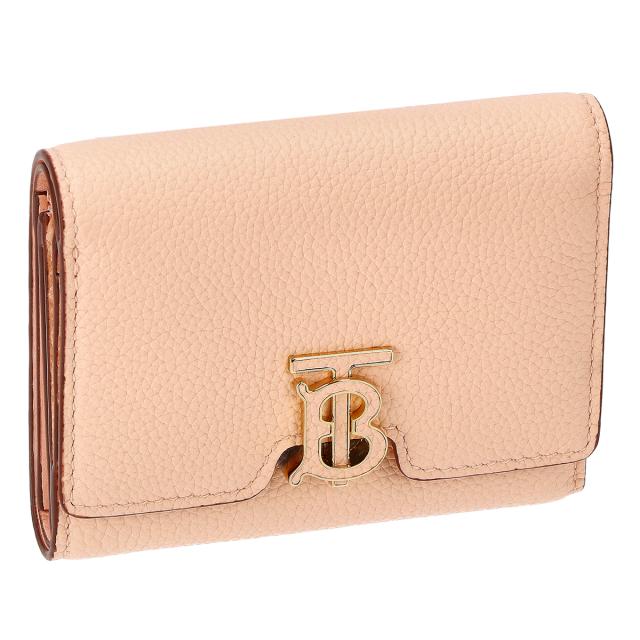 バーバリー BURBERRY 財布 三つ折り財布 折りたたみ財布 小銭入れ付き 8055219-B1916 レディース ピンク ミニ財布 使いやすい 小さめ プ