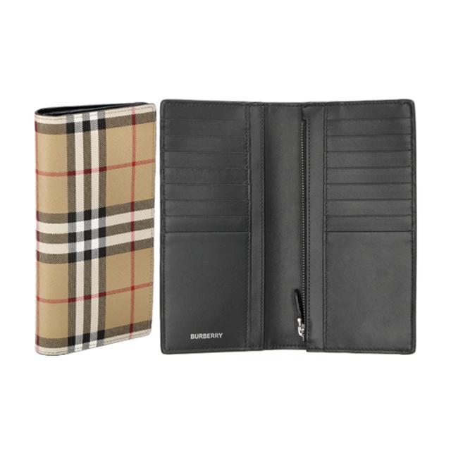 バーバリー BURBERRY 長財布 小銭入れ付き 8065640-A7026 レディース メンズ ユニセックス ベージュ 二つ折り長財布 ブランド 財布 おし_1
