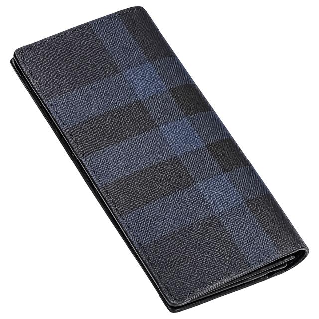 バーバリー BURBERRY 財布 長財布 小銭入れ付き 8073281 A2519 メンズ ネイビー系 二つ折り長財布 ブランド 財布 おしゃれ 新品 ブランド_2