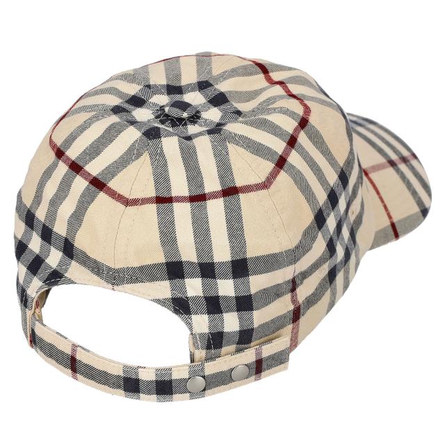 バーバリー BURBERRY 帽子 キャップ ベースボールキャップ 8073370 A1450 M L レディース メンズ ユニセックス チェック柄 ベージュ系 ブ_1