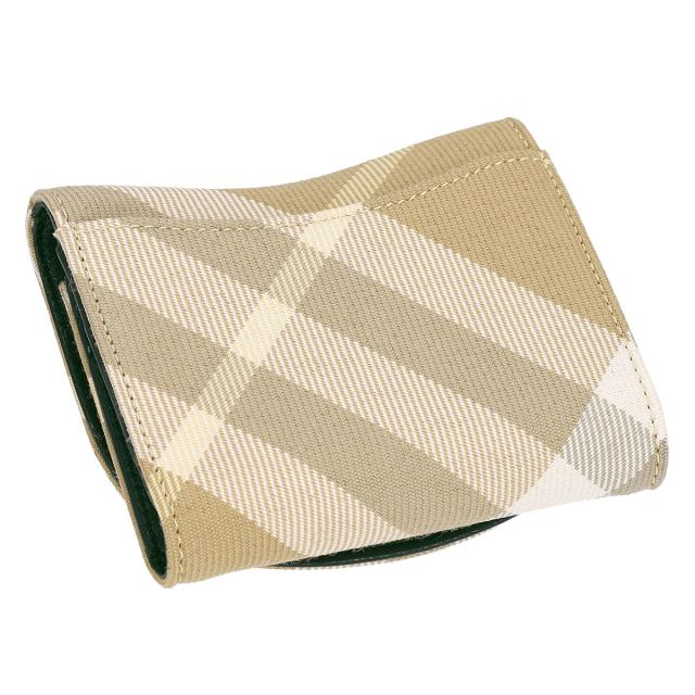 バーバリー BURBERRY 財布 三つ折り財布 折りたたみ財布 小銭入れ付き 8081783 A3743 レディース フラックス ベージュ ミニ財布 使いやす