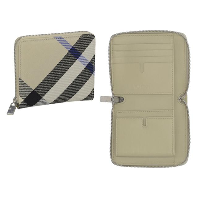 バーバリー BURBERRY 財布 二つ折り財布 折りたたみ財布 小銭入れ付き 8087322 A3888 ラウンドファスナー メンズ レディース ライケン 財_1
