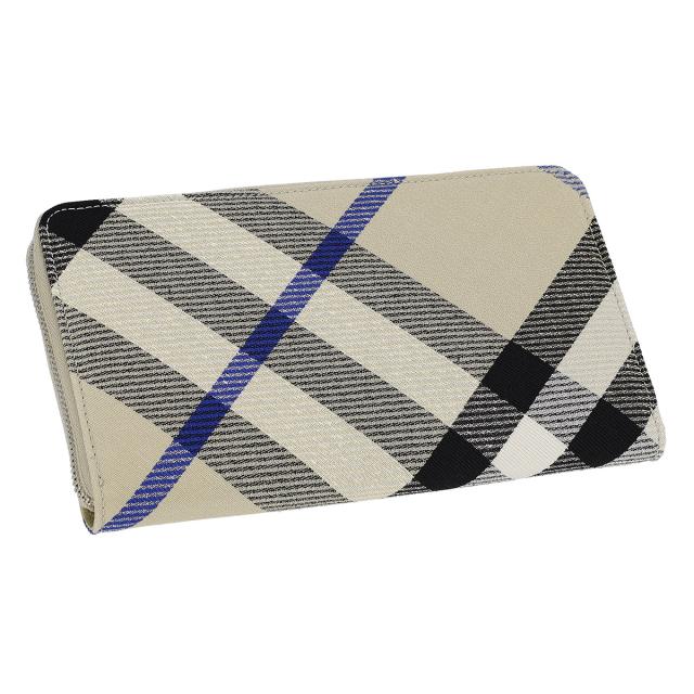 バーバリー BURBERRY 財布 長財布 ラウンドファスナー長財布 小銭入れ付き 8087323 A3888 メンズ ライケン グレー系 二つ折り長財布 ブ_2