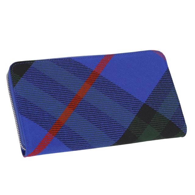 バーバリー BURBERRY 財布 長財布 ラウンドファスナー長財布 小銭入れ付き 8089609 B7323 メンズ ナイト ブルー 二つ折り長財布 ブラン_2