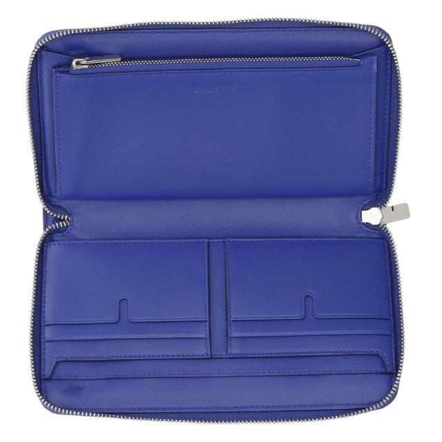バーバリー BURBERRY 財布 長財布 ラウンドファスナー長財布 小銭入れ付き 8089609 B7323 メンズ ナイト ブルー 二つ折り長財布 ブラン_3