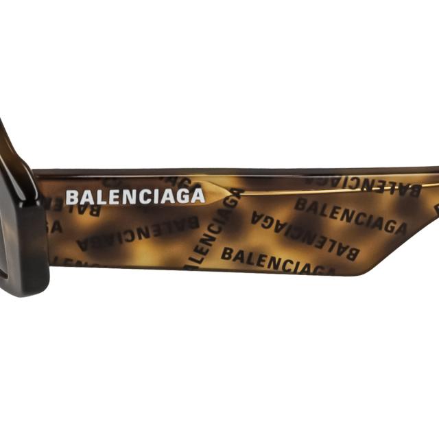 バレンシアガ BALENCIAGA サングラス アイウェア 多角形 五角形 ペンタゴン型 BB0106S 005 レディース ブラウン系 紫外線対策 サングラス_3