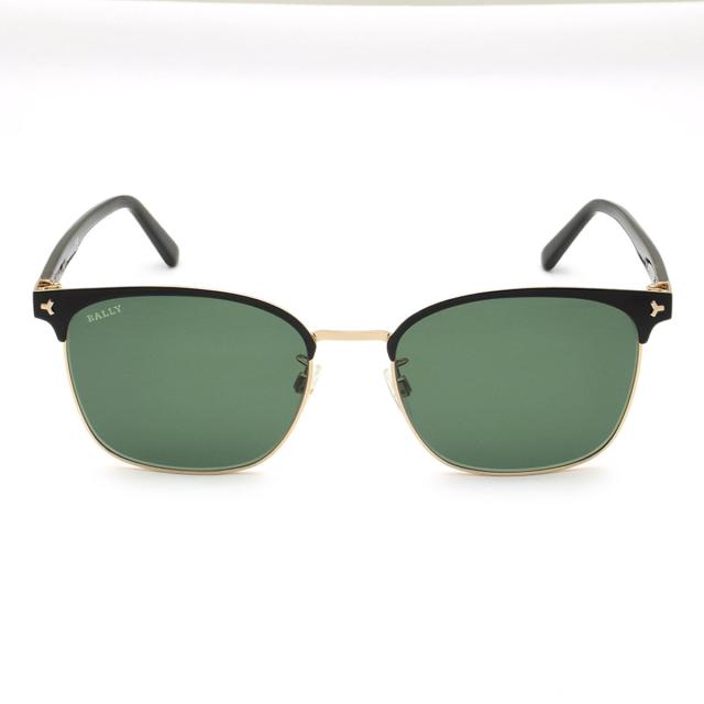 バリー BALLY サングラス ノーズパッド UVカット アイウェア サーモント BY0065-D/S 05N 59 メンズ ブラック+ゴールド+ハバナ+グリーン バリー BALLY サングラス ノーズパッド UVカット アイウェア
