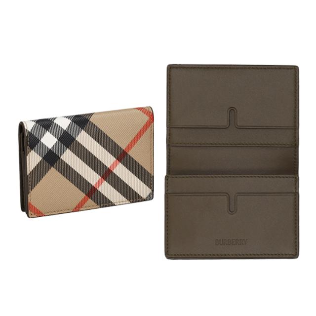 バーバリー BURBERRY カードケース 名刺入れ 8091911 A2021 メンズ ベージュ+ブラウン+マルチカラー カードケース ブランド 人気 プレゼ_1