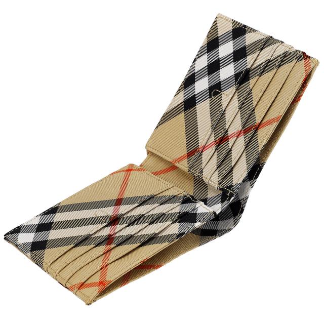 バーバリー BURBERRY 財布 二つ折り財布 折りたたみ財布 小銭入れなし