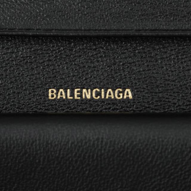 バレンシアガ BALENCIAGA 財布 二つ折り財布 折りたたみ財布 小銭入れ付き 594216 2AAXQ 1000 CASH FLAP CO&CA HOLD メンズ ブラック 財_5