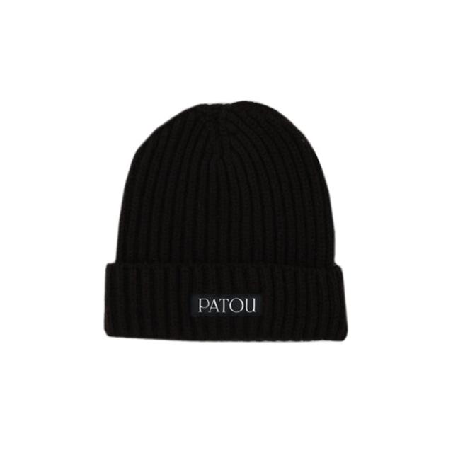 パトゥ PATOU 帽子 ニット帽 ビーニー ニット キャップ AC050 803B HIP RIBS BEANIE メンズ CHOCOLATE ダークブラウン ニット帽 ニット