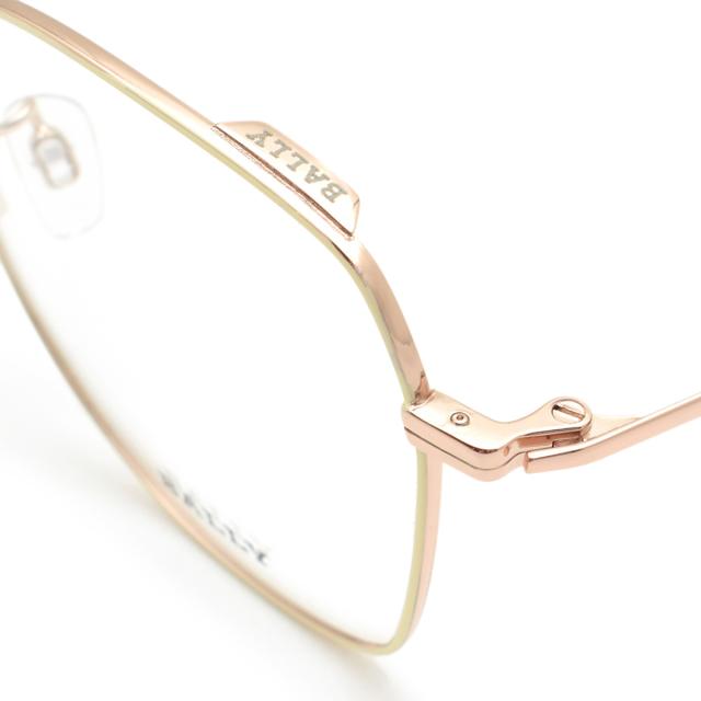 バリー BALLY フレーム メガネ 眼鏡 フレームのみ ノーズパッド BY5036H/V-024-54 アイウェア EYEWEAR スクエア型 メガネフレーム ブラン