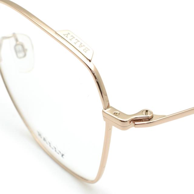 バリー BALLY フレーム メガネ 眼鏡 フレームのみ ノーズパッド BY5036H/V-028-54 アイウェア EYEWEAR スクエア型 メガネフレーム ブラン