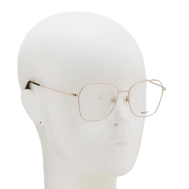 バリー BALLY フレーム メガネ 眼鏡 フレームのみ ノーズパッド BY5036H/V-028-54 アイウェア EYEWEAR スクエア型 メガネフレーム ブラン
