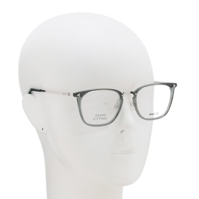 バリー BALLY フレーム メガネ 眼鏡 フレームのみ ノーズパッド BY5037D/V-020-53 アイウェア EYEWEAR スクエア型 メガネフレーム ブラン