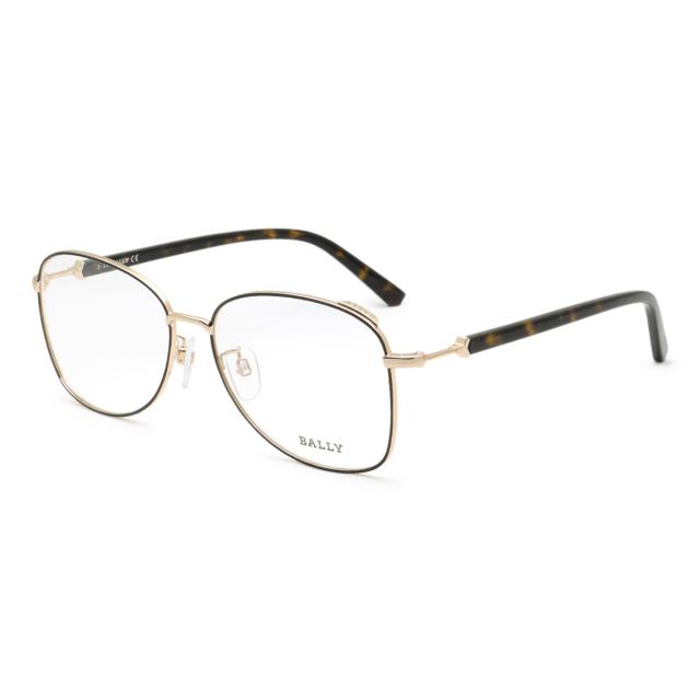 バリー BALLY フレーム メガネ 眼鏡 フレームのみ ノーズパッド BY5045H/V-005-55 アイウェア EYEWEAR スクエア型 オプティカルフレーム