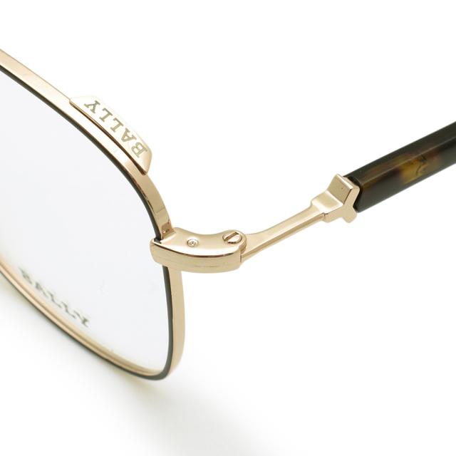 バリー BALLY フレーム メガネ 眼鏡 フレームのみ ノーズパッド BY5045H/V-005-55 アイウェア EYEWEAR スクエア型 オプティカルフレーム