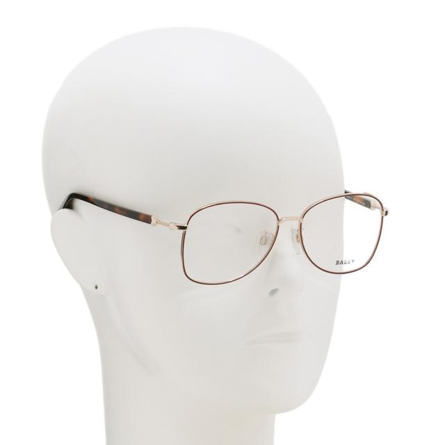 バリー BALLY フレーム メガネ 眼鏡 フレームのみ ノーズパッド BY5045H/V-071-55 アイウェア EYEWEAR スクエア型 オプティカルフレーム