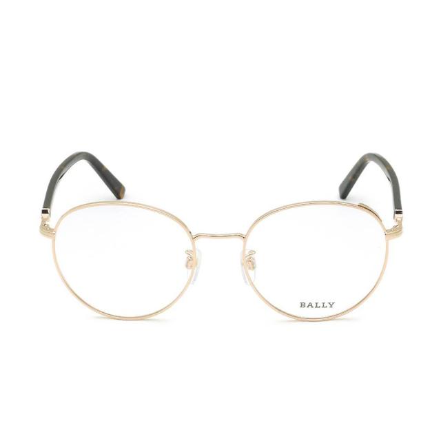 バリー BALLY フレーム メガネ 眼鏡 フレームのみ ノーズパッド BY5046H/V-028-53 アイウェア EYEWEAR ラウンド型 オプティカルフレーム