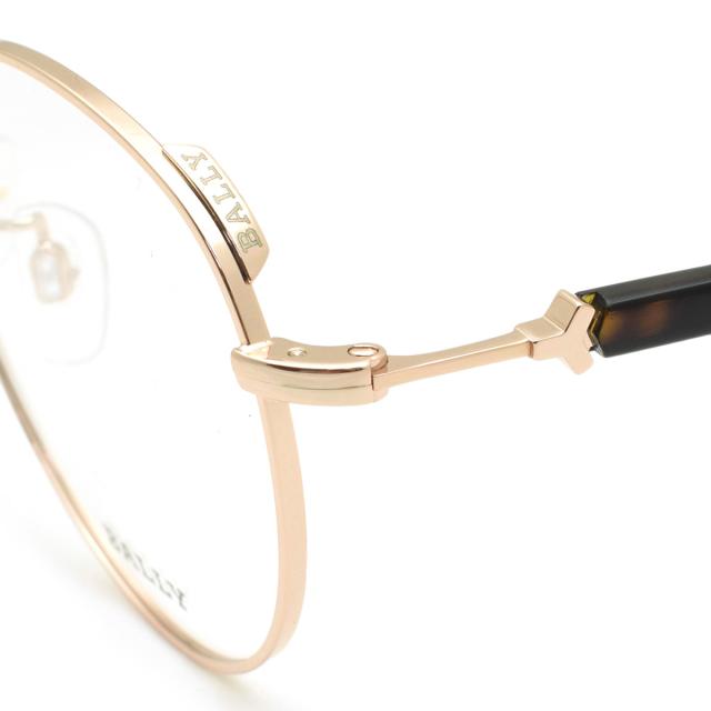 バリー BALLY フレーム メガネ 眼鏡 フレームのみ ノーズパッド BY5046H/V-028-53 アイウェア EYEWEAR ラウンド型 オプティカルフレーム