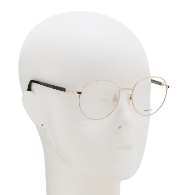 バリー BALLY フレーム メガネ 眼鏡 フレームのみ ノーズパッド BY5046H/V-028-53 アイウェア EYEWEAR ラウンド型 オプティカルフレーム