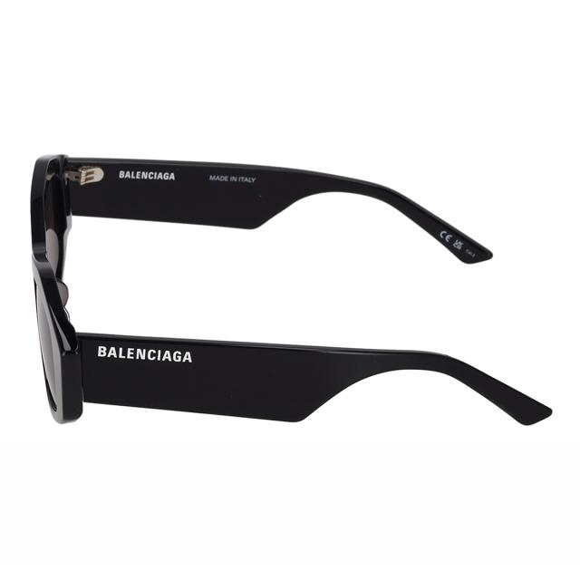 バレンシアガ BALENCIAGA サングラス アイウェア UVカット フォックス BB0106S-001 レディース ブラック+グレー 紫外線対策 サングラス_5