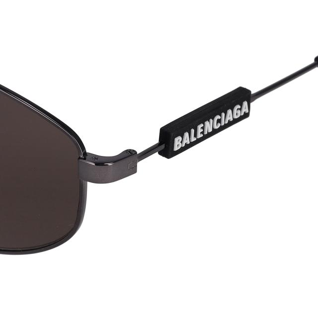 バレンシアガ BALENCIAGA サングラス アイウェア UVカット ティアドロップ型 BB0115S-001 メンズ グレー 紫外線対策 サングラス ブランド_2