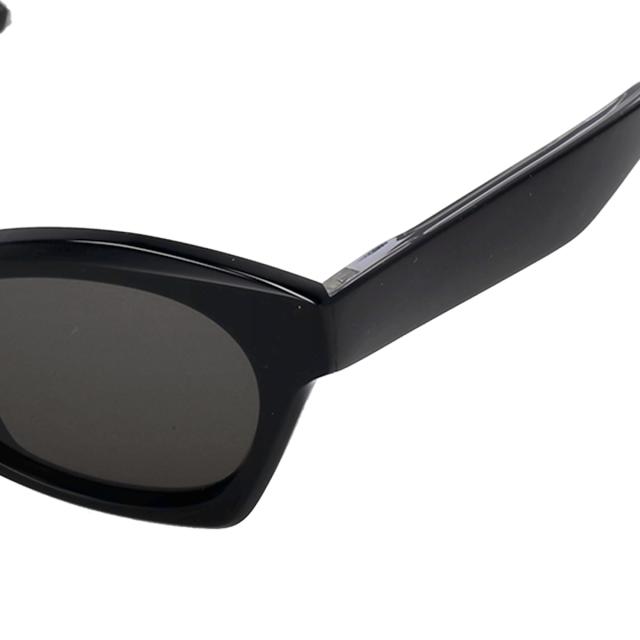 バレンシアガ BALENCIAGA サングラス アイウェア UVカット フォックス BB0230S-001 レディース ブラック+グレー 紫外線対策 サングラス_2