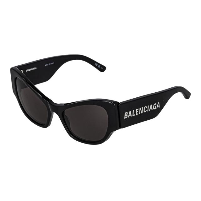 バレンシアガ BALENCIAGA サングラス アイウェア UVカット キャットアイ BB0259S-001 レディース ブラック+グレー 紫外線対策 サングラス