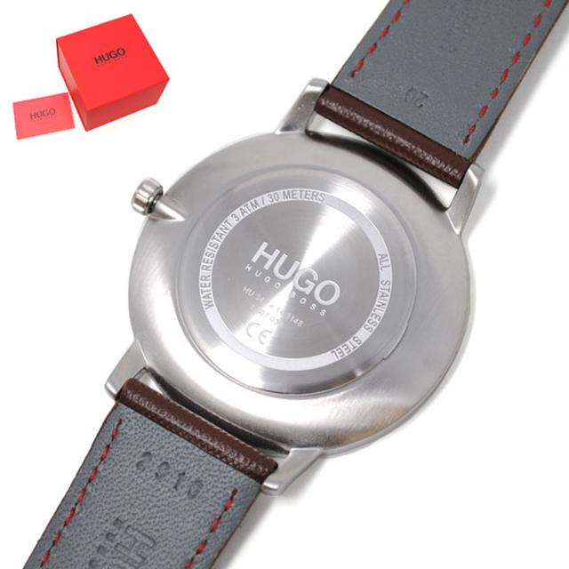 ヒューゴ・ボス HUGO BOSS 腕時計 EXIST アナログ クォーツ レザーベルト 1520014 メンズ ブラック+ブラウン 海外正規品 腕時計 時計 ブ_3