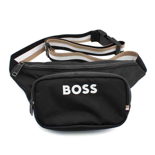 ヒューゴ・ボス HUGO BOSS バッグ ボディバッグ ウエストポーチ 鞄 50511938 001 メンズ ブラック ブランド ボディバッグ ワンショルダー