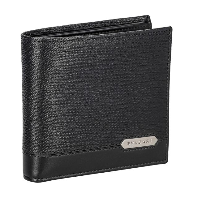 ブルガリ BVLGARI 財布 二つ折り財布 折りたたみ財布 小銭入れ付き 280899 セルペンティ スカリエ マン メンズ ブラック 財布 使いやすい