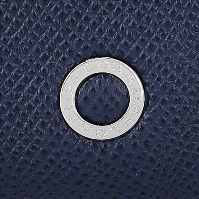 ブルガリ BVLGARI 財布 長財布 ラウンドファスナー長財布 小銭入れ付き 282588 ブルガリ・ブルガリ マン メンズ ネイビー 二つ折り長財布_6