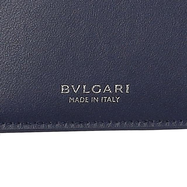 ブルガリ BVLGARI 財布 二つ折り財布 折りたたみ財布 小銭入れ付き 292913 ブルガリ インフィニートゥム メンズ ネイビー 財布 使いやす_7