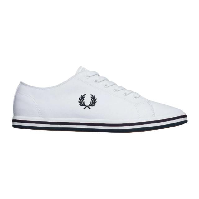 フレッドペリー FRED PERRY スニーカー ローカット シューズ 靴 キングストン ツイル B7259 567 メンズ ホワイト+ネイビー 新品 靴 ブラ