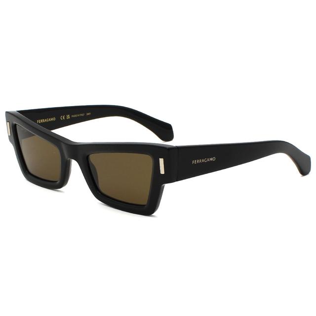 サルヴァトーレ フェラガモ Salvatore Ferragamo サングラス UVカット グローバルフィット アイウェア キャットアイ SF2006S-001 紫外線