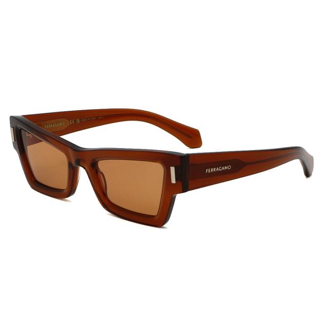 サルヴァトーレ フェラガモ Salvatore Ferragamo サングラス UVカット グローバルフィット アイウェア キャットアイ SF2006S-232 紫外線