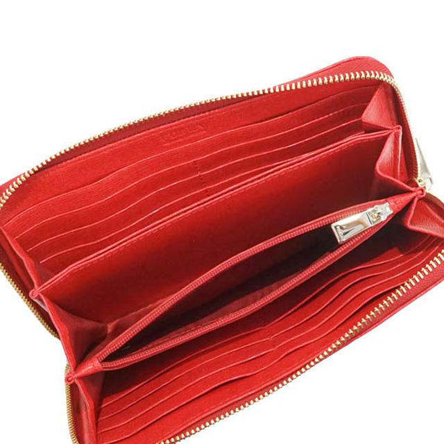 フルラ FURLA 財布 PN08 BABYLON バビロン ラウンドファスナー長財布 RED 827998 レッド_2